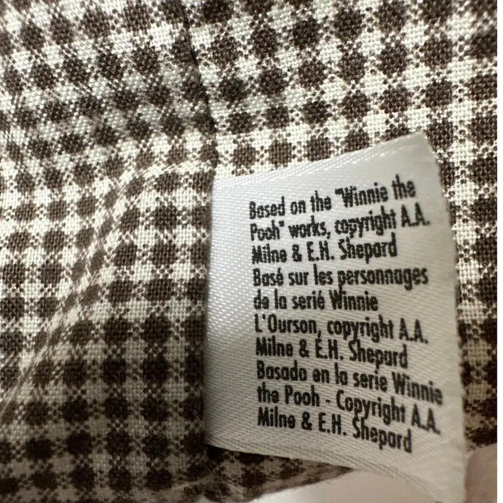 Disney Store Vintage Winnie the Pooh Eeyore Embroidered Corduroy Shacket Sz M - Picture 7 of 14